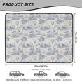 thumbnail image 7 of FOR U DESIGNS Giraffe Elephant Forest Toile De Jouy Print Car Trunk Mat Universal Fit All Weather Cargo Liner Non-Slip Durable Rear Trunk Protection for SUV Sedan Truck, 7 of 7