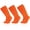 Orange, variant on SUOSDEY 3 Pairs Baseball Softball Socks for Boys Girls,Knee-High Compression Socks for Kid Children