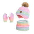 thumbnail image 2 of Gaexia Kids Beanie Hat,Winter Lined Knitted Hat Scarf Neck Warmer Set For Kids Boys Girls Cold Weather, 2 of 3