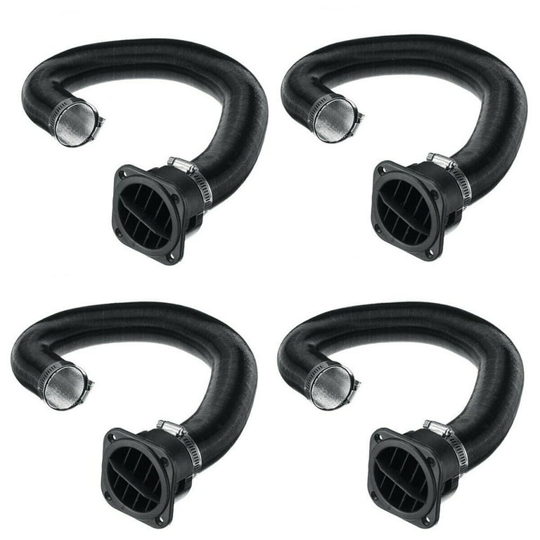 4x 42mm Heater Duct Pipe Tube+ Air Vent Outlet For Air Diesel Heater 4  Holes Car 