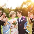 thumbnail image 3 of 10 piezas azul boda delicada cinta serpentinas palo de hadas accesorios de alegría suministros de fiesta favores con campana dorada, 3 of 5