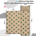 thumbnail image 5 of Brown Christmas Tree Pattern Toddler Nap Mats for Kids Preschool,60"x20" Sleeping Mat Bag or Kids,Toddler Sleeping Bag,Toddler Nap Mat or Daycare, 5 of 6