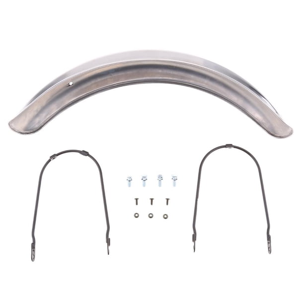Cubierta de metal para Guardabarros delantero Sharpla modificado para motocicleta Cromo