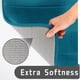 thumbnail image 5 of Juego de alfombras de baño Yimobra Memory Foam, 2 piezas, color azul pavo real, 5 of 6