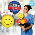 thumbnail image 2 of Air Filled Smiley Nurse Mylar Balloon, 2 of 2