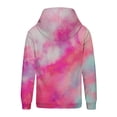 thumbnail image 7 of YunPes Girls Sweatshirt Winter Tie Dye Retro Print Sweatshirt Long Sleeve Comfortable Cute Sweatshirt Zip up Hoodie, 7 of 7