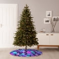 thumbnail image 6 of Disketp Flower Happy Skull Christmas Tree Skirt, Christmas Tree Decorations, Christmas Decor, Tree Mat Decoration(30-48IN)-48", 6 of 6