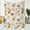 30*40inch, variant on Vintage Animal Theme Digital Print Soft Comfort Throw Blanket - Polyester Knit Fabric, All-Season Multipurpose Cozy Cover with Woodland Creatures Pattern, Ideal for Nap Time - 200-250 gsm Weight