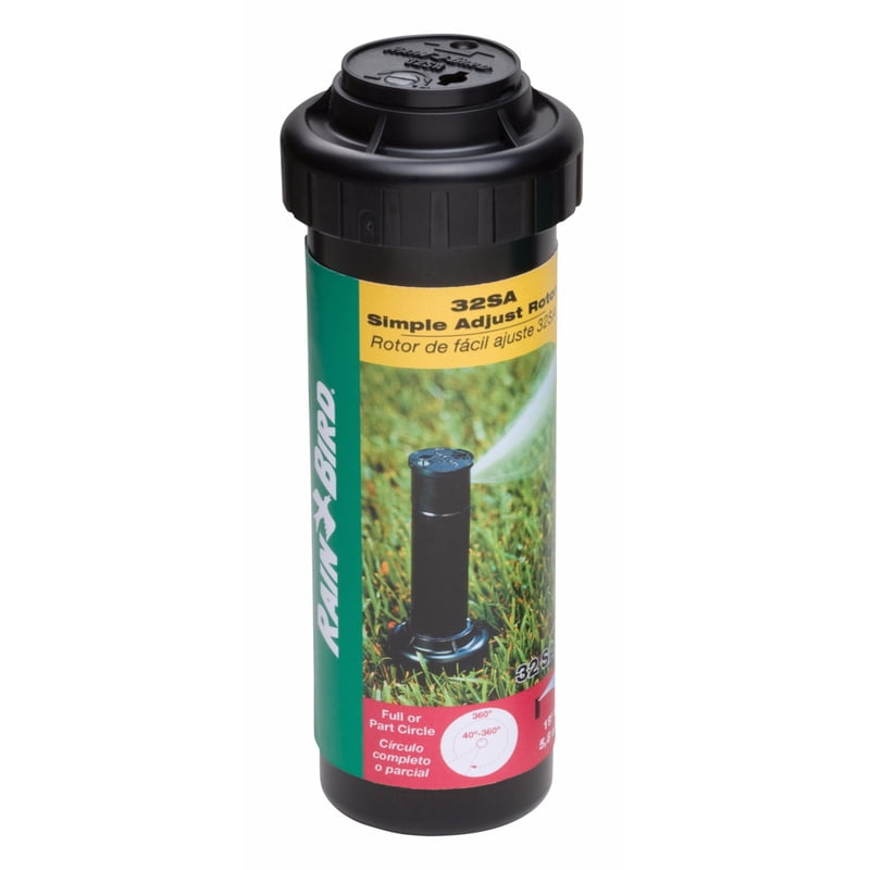 Rain Bird 32SA Rotor Sprinkler, 1/2 in, 25 to 55 psi ...