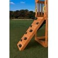 thumbnail image 6 of Creative Cedar Designs Timber Valley Wooden Playset with Wooden Roof, Glider Swing, Sandbox, Climbing Wall, Ladder, Slide & Belt Swings, 6 of 6