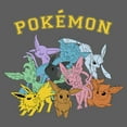 thumbnail image 2 of Men's Pokemon Eeveelutions  Tank Top Charcoal Large, 2 of 4