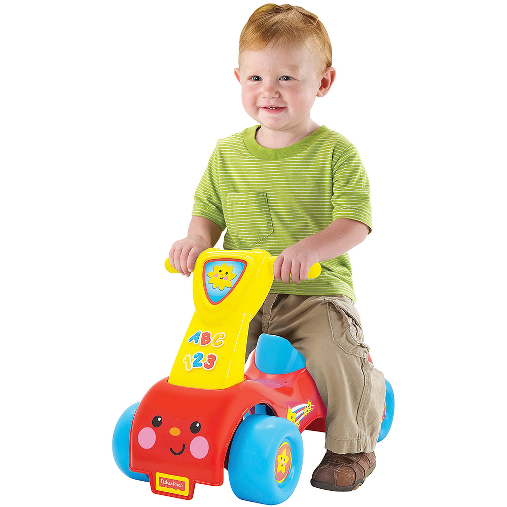 Fisher Price Little People Scoot 'n' Ride On Toy With Sounds & Extra Wide Wheels 
