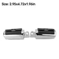 thumbnail image 3 of Moto Pedal trasero Aleación 32mm Ángulo Ajustable Electroplato Fijable Fijado Removible Pedales de Motocicleta Componentes 1 Pares Vogacara VI002309-00, 3 of 7
