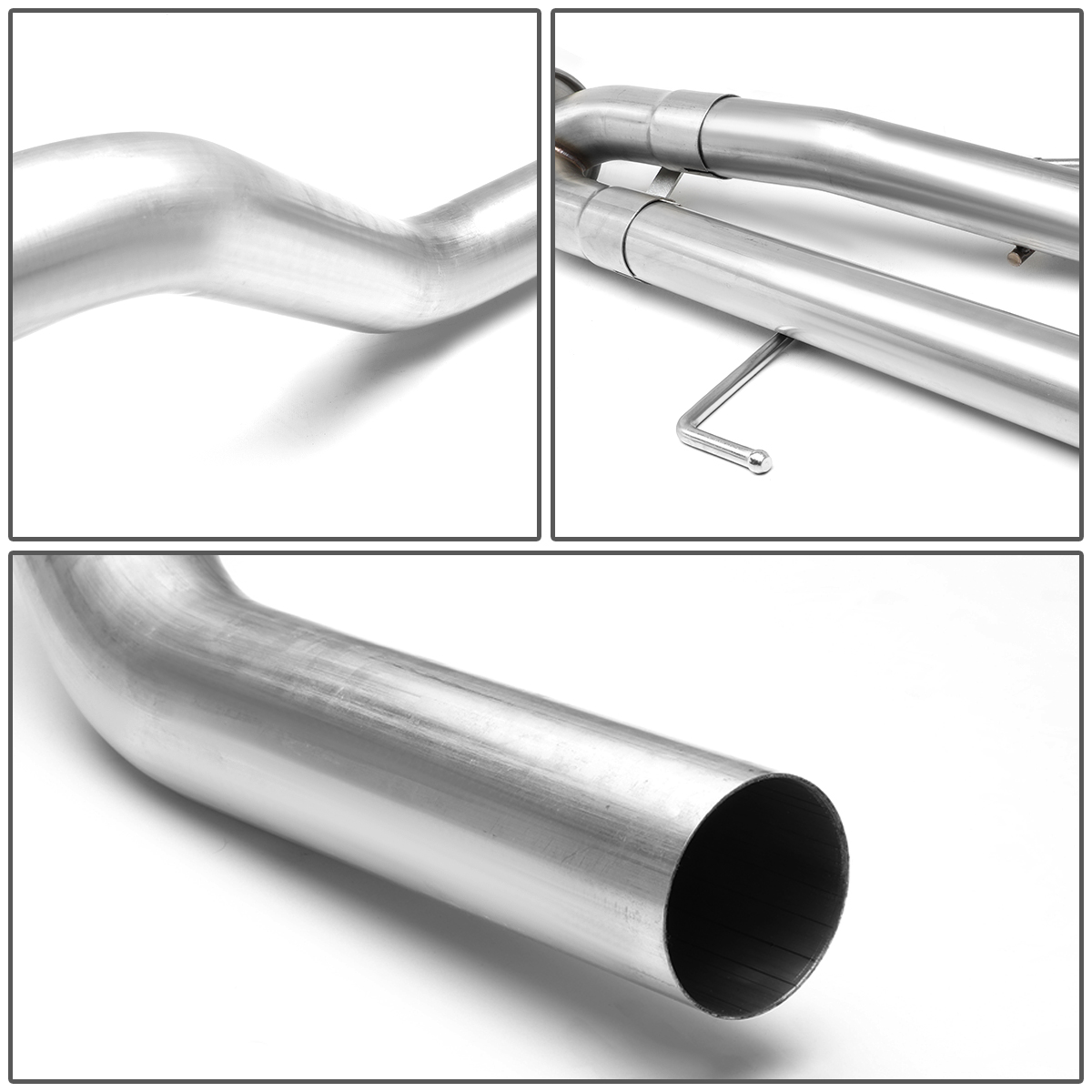 DNA Motoring CBE-TTU09-46L For 2009 to 2021 Tundra V8 2.5" Muffler Catback Exhaust System 10 11 12 13 14 15 16 17 18 19 20