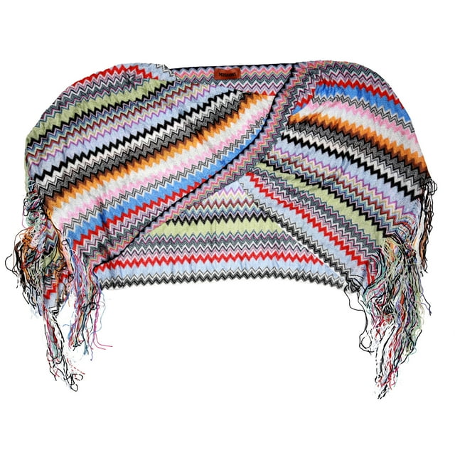 Missoni Women's Cheveron Multicolored Poncho Serapes & - One Size