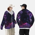 thumbnail image 4 of Balery Galactic Wolf Stare Sudadera ligera de manga larga con capucha y protección solar UPF 50+ para hombre y mujer, ideal para pesca y running-XX-Large, 4 of 7