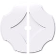 thumbnail image 1 of Ekena Millwork CMP32PL2-03000 32 in. OD x 3 in. ID Square Percival Architectural Grade PVC Contemporary Ceiling Medallion - 2 Piece, 1 of 1
