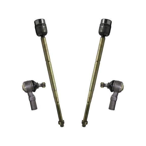 Front Tie Rod End Set - Compatible with 1991 - 2003 Ford Escort 1992 1993 1994 1995 1996 1997 1998 1999 2000 2001 2002