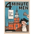 thumbnail image 2 of Horace Devitt Welsh 12x14 Black Ornate Wood Framed Double Matted Museum Art Print Titled: 4 Minute Men-A Message from Washington (1917), 2 of 5