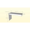 thumbnail image 3 of Nexera Chrono Reversible Desk Panel, White And Natural Maple, 3 of 4