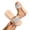 Multicolor, variant on Women's Rhinestones Platform Sandals Slides Sparkly Crystal Summer Open Toe Slip-on Comfort Soft Sole Home Outdoor Non-Slip Slipper, Beige, 41