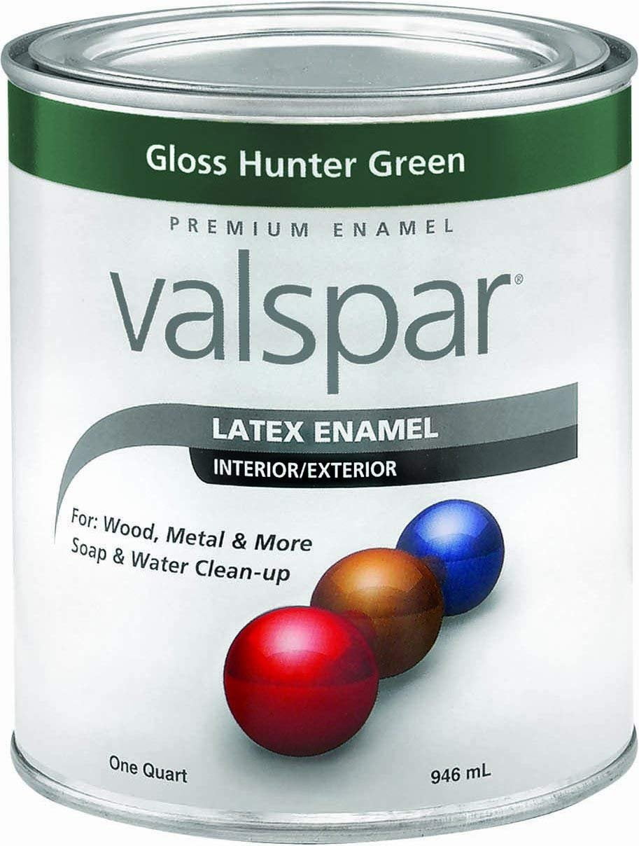 Valspar 65096 Premium Interior/Exterior Latex Enamel, 1