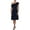 Blue - navy, variant on Ralph Lauren Womens Solid Ruffled Dress, Blue, 12
