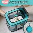 thumbnail image 4 of BEBANG Dog Playpen, Pet Playpen for Indoors Outdoor for Small Dogs Portable Pet Crate Kennel House for Cats Rabbit Kitten(L), 4 of 8