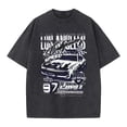 thumbnail image 4 of Washed Vintage T Shirts for Men 2026 Summer Casual Short Sleeve Crewneck Los Angeles Car Racing Graphic Tees, 4 of 4