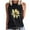 Black, variant on Xixinqiwan Womens Casual Graphic Tee Summer Crew Neck Tank Tops Comfy Loose Basic T-Shirts Sleeveless Tunic Tops