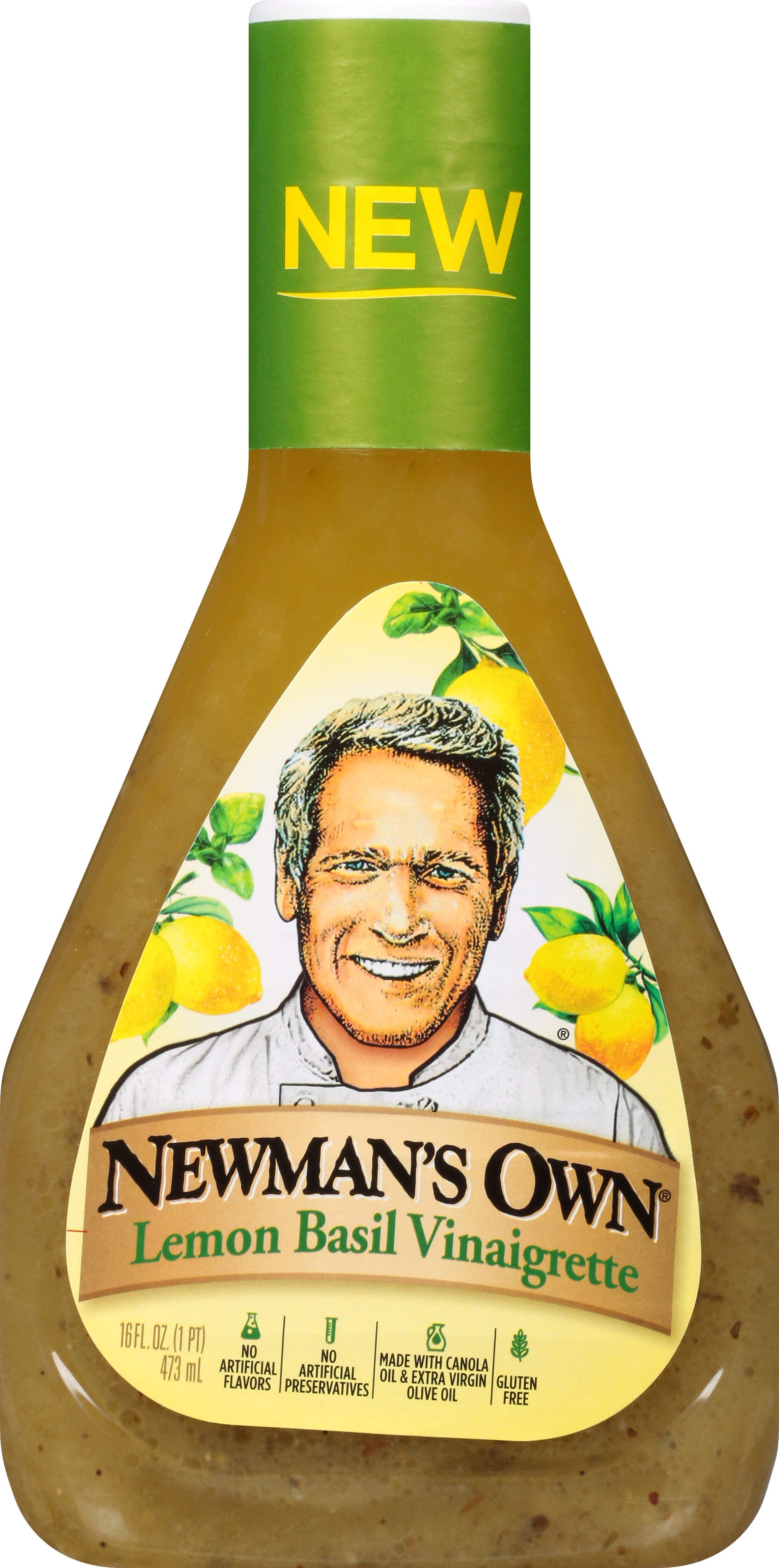 Newman's Own Lemon Basil Italian Dressing - 16fl oz