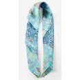thumbnail image 3 of Phagun Blue Floral & Paisley Pure Silk Printed&nbsp;Scarf&nbsp;Square Dupatta Head Neck Wrap Bandanas For Women, 3 of 6