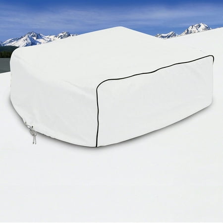 Classic Accessories OverDrive RV Cover - Air Conditioner Cover, Coleman Mach I, II, III, Mach 3 Plus, Mach 15, Roughneck & TSR, Snow (Best Quality Rv Covers)