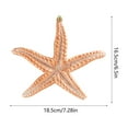 thumbnail image 3 of Starfish Shaped Christmas Ornaments, Unique Holiday Decorations, Sparkling Tree Hangings, for Festive Season Tree Decorating and Seasonal Home Accents, 3 of 6