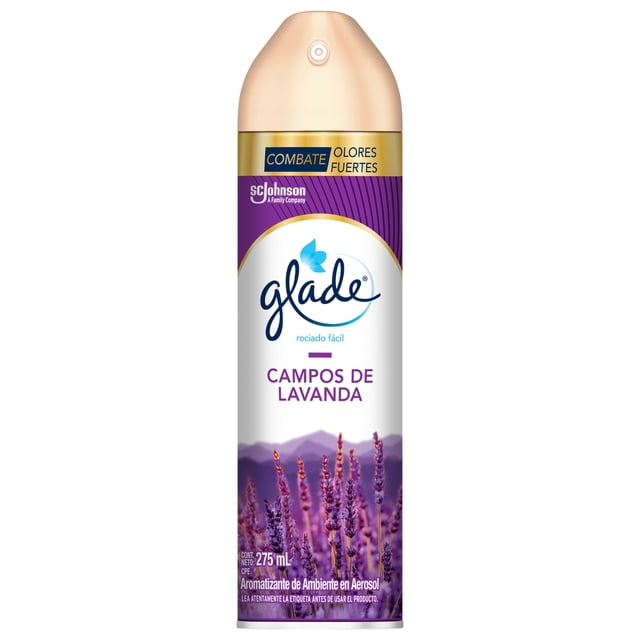 Aromatizante en aerosol Glade Campos de Lavanda 275 ml