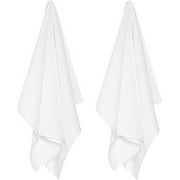 Now Designs Ripple Cotton Dish Towels, Set of 2, White, 2 Count