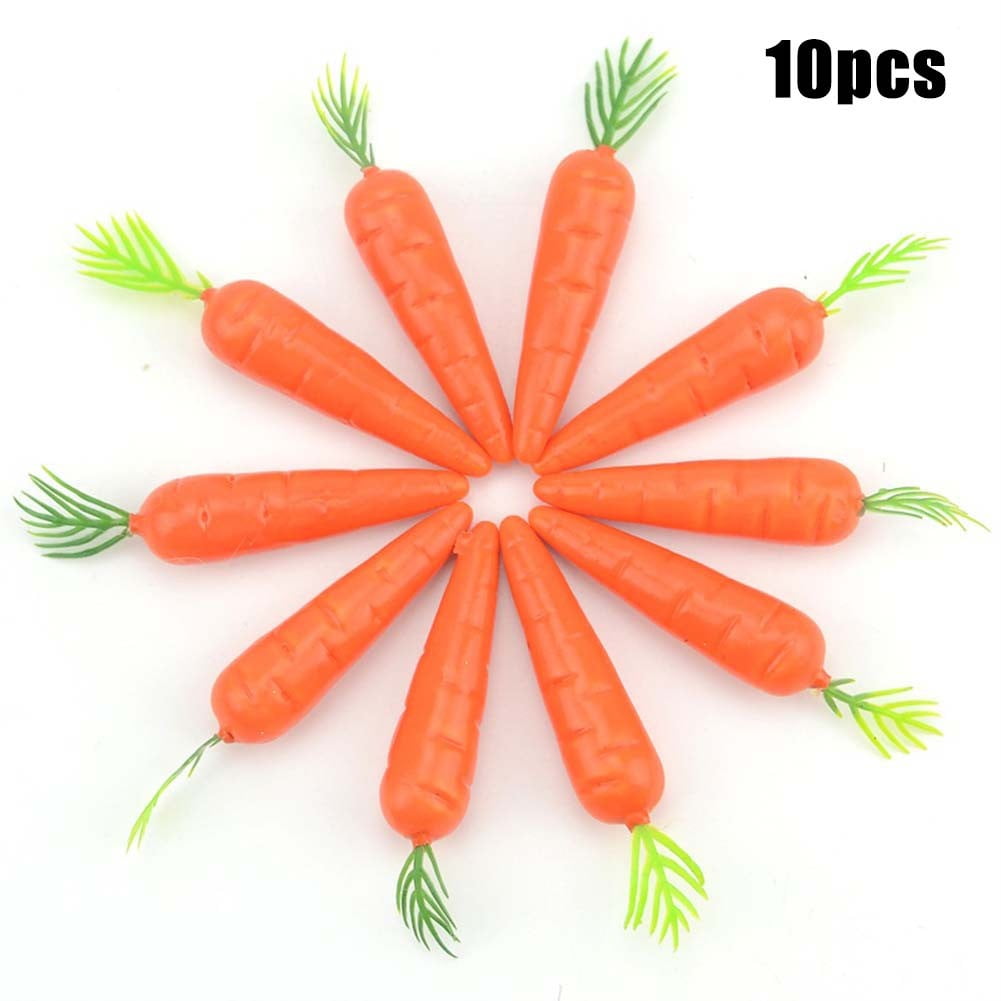 Artificial Carrot Orange Plastic Vegetable Carrots Fake Vegetables 