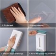 thumbnail image 4 of 30cm Plastic Bag Dispenser Wall Mount Storage Box Plastic Bags Large Capacity (blue), 4 of 5
