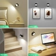 thumbnail image 3 of Luces LED de pared Lightbiz, 3 unidades con control remoto de 3000 mAh, 3 of 7