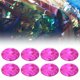 thumbnail image 5 of 50G DIY PVC Sin agujero Circular Lentejuelas Escenario Suministros de ropa de boda (Laser Deep Purple 5mm), 5 of 8