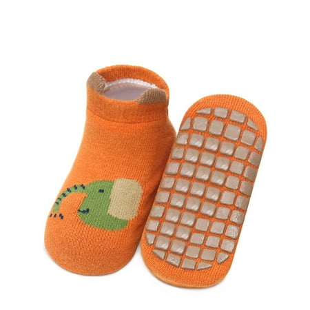 

CAICJ98 Toddler Sneakers Girls Boys Kids Cartoon Leisure Shoes Mesh Soft Bottom Breathable Slip On Sport Shoes Socks Shoes Orange