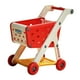 thumbnail image 5 of Mini carrito de compras Toy Mart Carrito de compras Fácil de empujar Divertido almacenamiento Juguete Comestibles Rojo, 5 of 9
