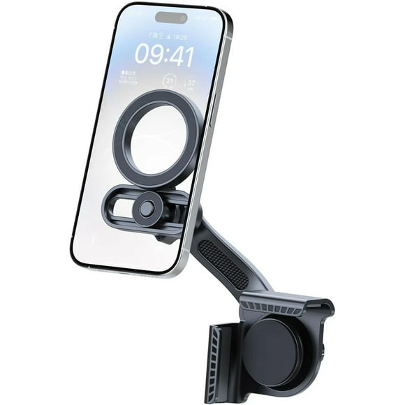 Soporte magnético ajustable para teléfono para Tesla Model 3/Y, compatible con bases MagSafe, soporte y montaje seguros, accesorios esenciales para Tesla