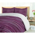 thumbnail image 5 of Ambesonne Magenta Duvet Cover Set, Vintage Knit Pattern, 2-Calking, Fuchsia and Violet, 5 of 7