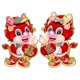 thumbnail image 1 of 1 Pair Chinese New Year Door Stickers Sparkling Rich Color 2024 Year of The Dragon Window Clings, 1 of 5