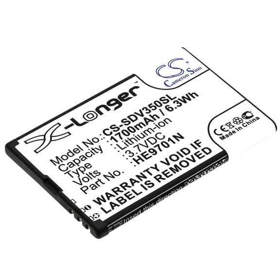 Replacement Battery for Zoomax Handheld Video Magnifier,Snow,Snow 4.3",R001710000,3.7V/1700mAh