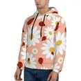 thumbnail image 3 of Bingfone Daisy And Ladybug Men'S Drawstring Hoodie Long Sleeve Pocket Sweatshirts-4x-Large, 3 of 9