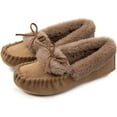 thumbnail image 1 of RockDove Women's Naomi Faux Fur Moccasin Slipper, 1 of 7