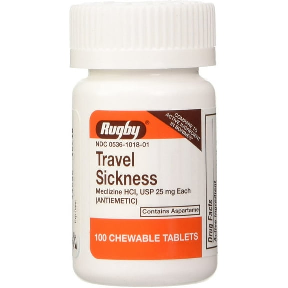 Major Meclizine Chewable Tablets - 25mg, Pack of 3