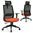 thumbnail image 1 of Costway Chaise de Bureau en Maille Grande et Haute Chaise de Direction Ergonomique Hauteur Réglable 400 Lb, 1 of 10